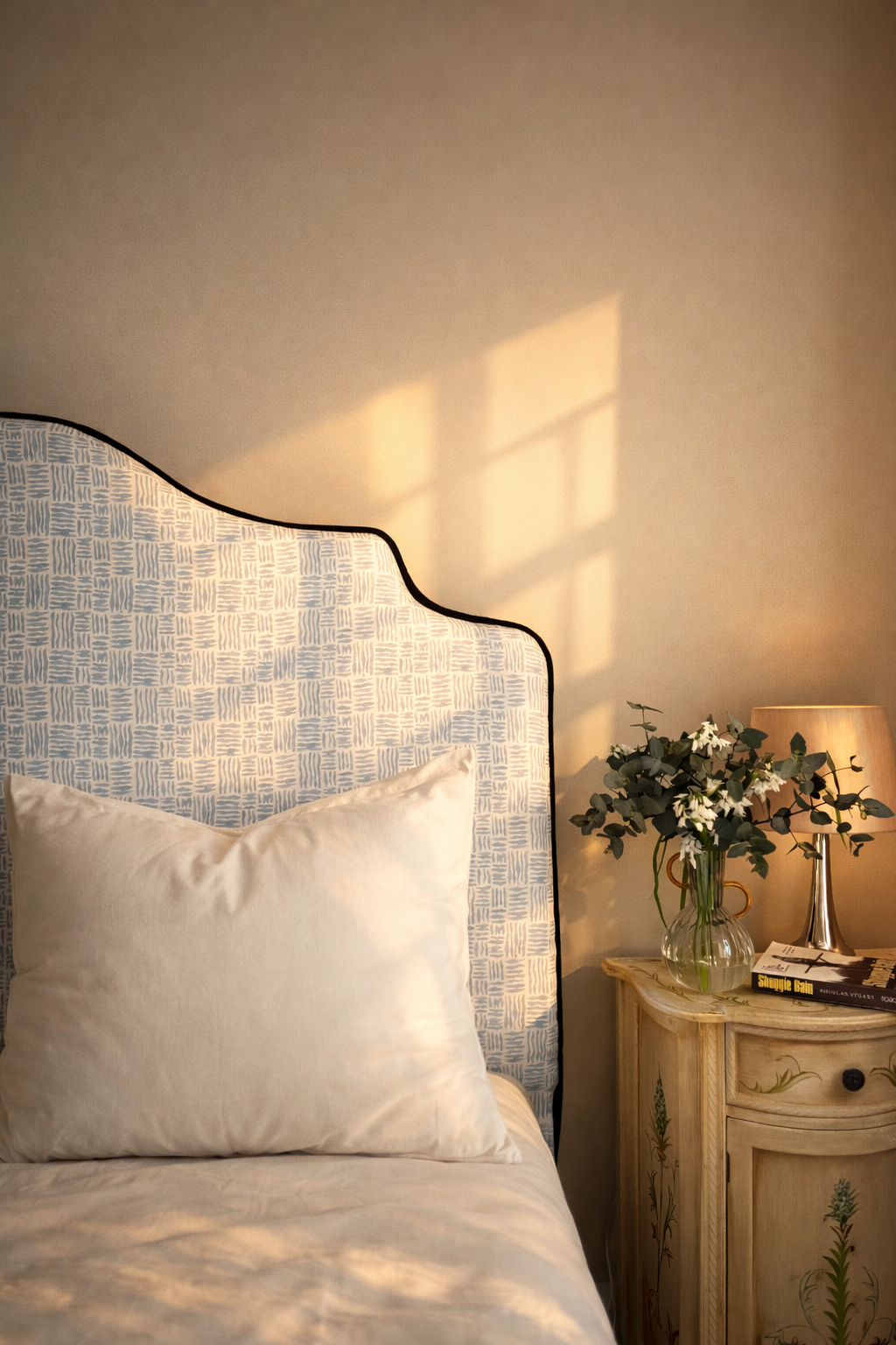 Adare headboard at dusk
