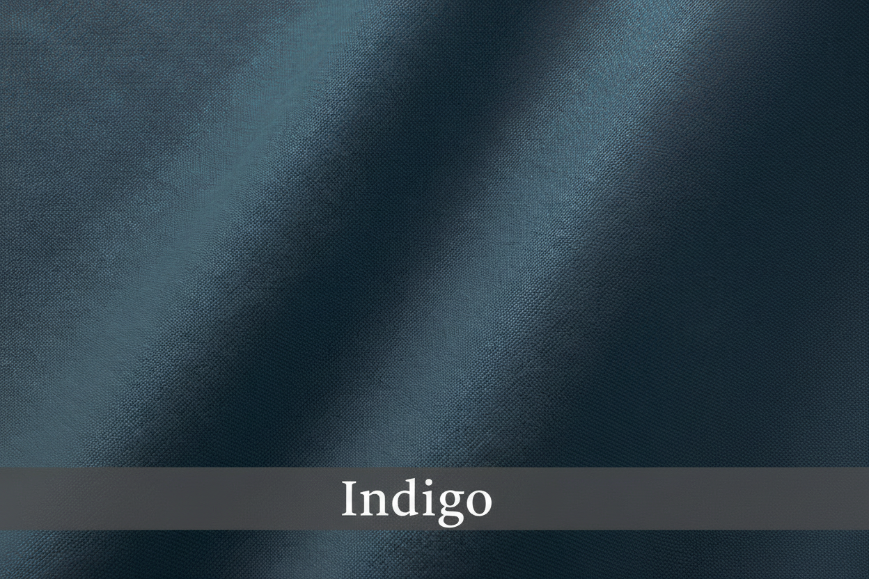 Indigo fabric swatch