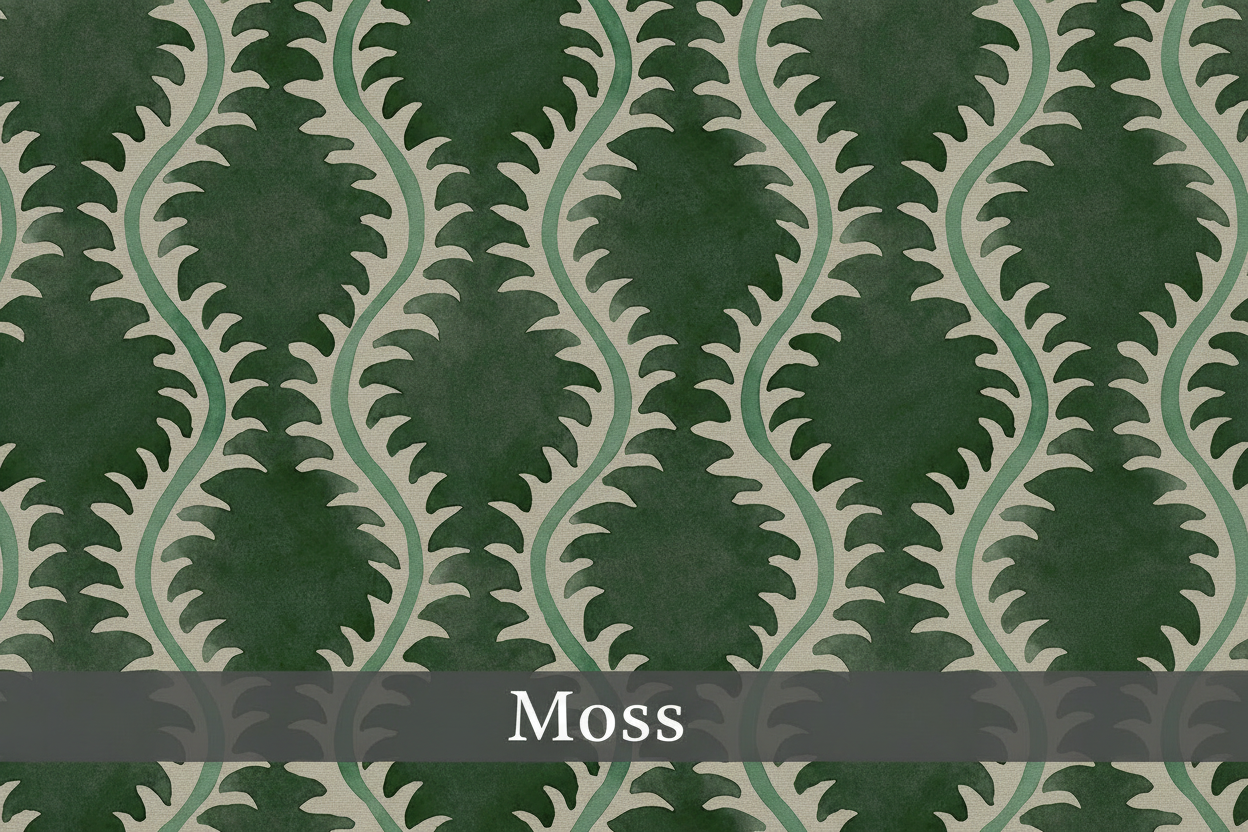 Moss fabric swatch