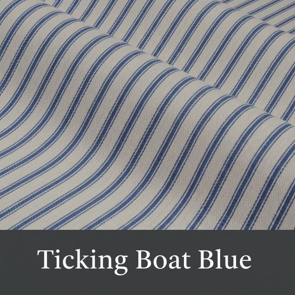 Ticking Boat Blue